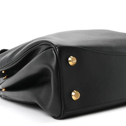 Balenciaga Natural Smooth Calfskin Medium Rodeo Top Handle Handbag Black 8 of 9