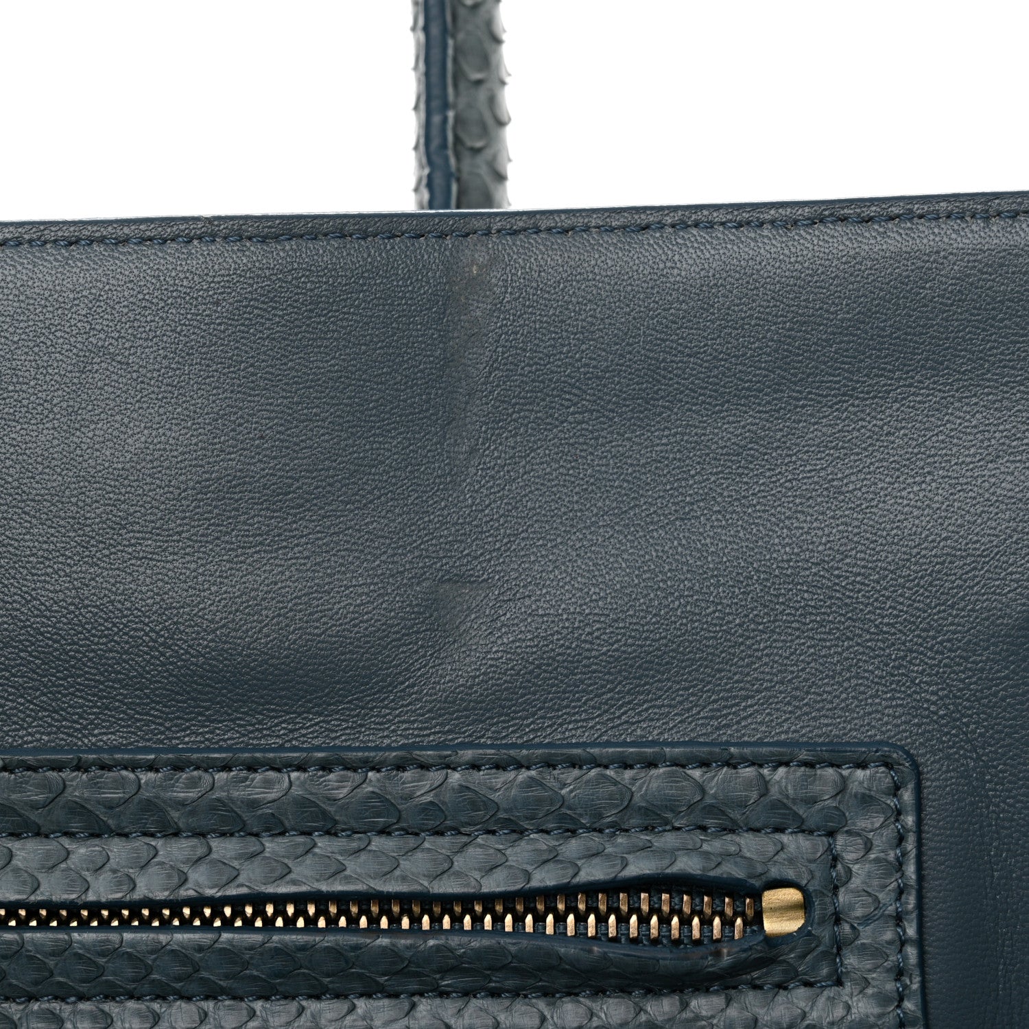 Celine Snakeskin Medium Phantom Luggage Grey 12 of 22