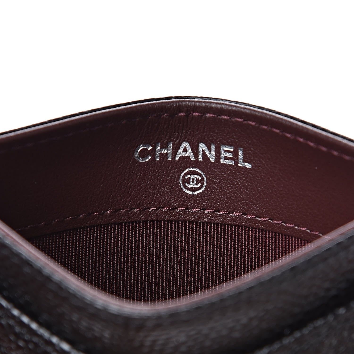 Chanel Caviar Quilted Card Holder Black 6 of 9