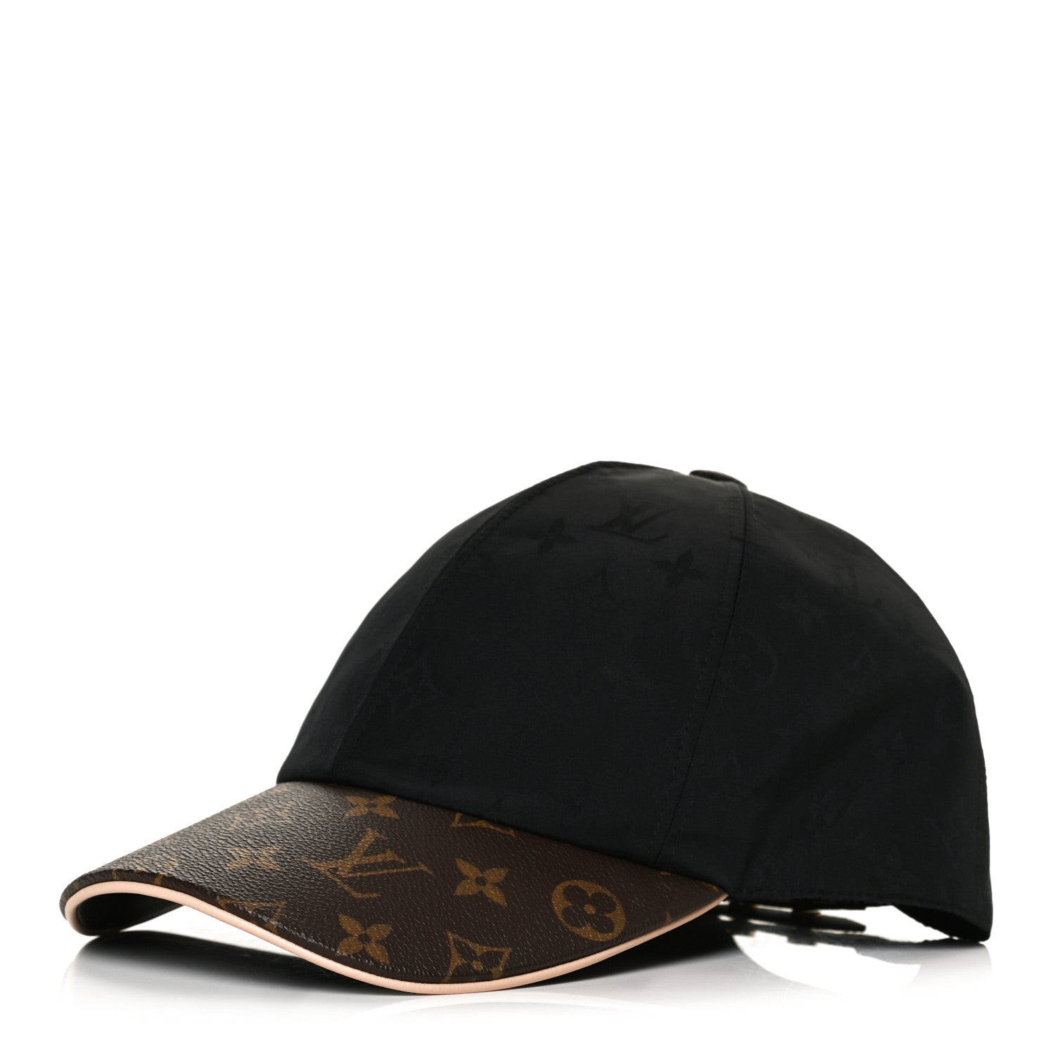 Louis Vuitton Polyester Silk Monogram LV Get Ready Cap M Black 1 of 7