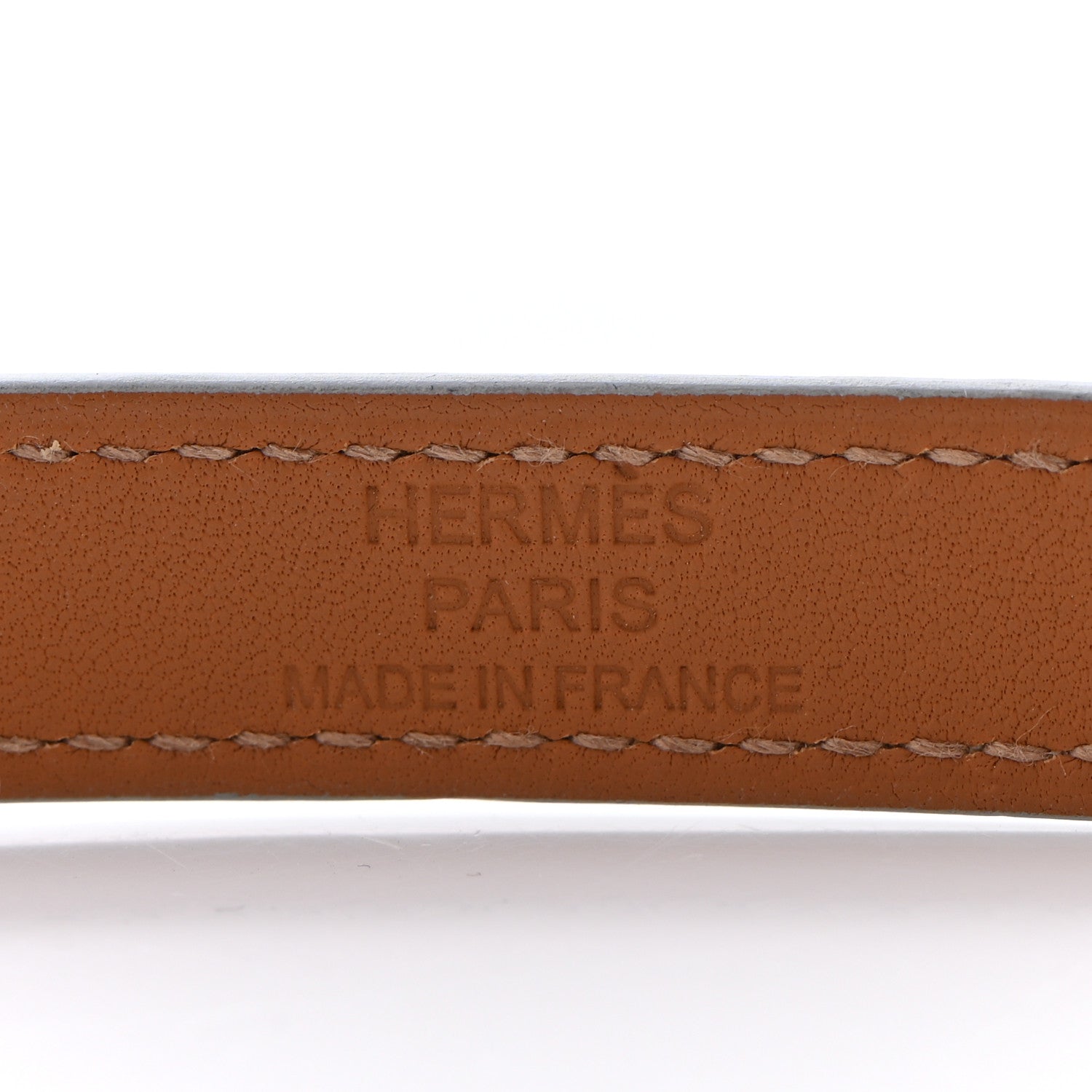 Hermes Swift Kelly Double Tour Bracelet T3 White 5 of 7