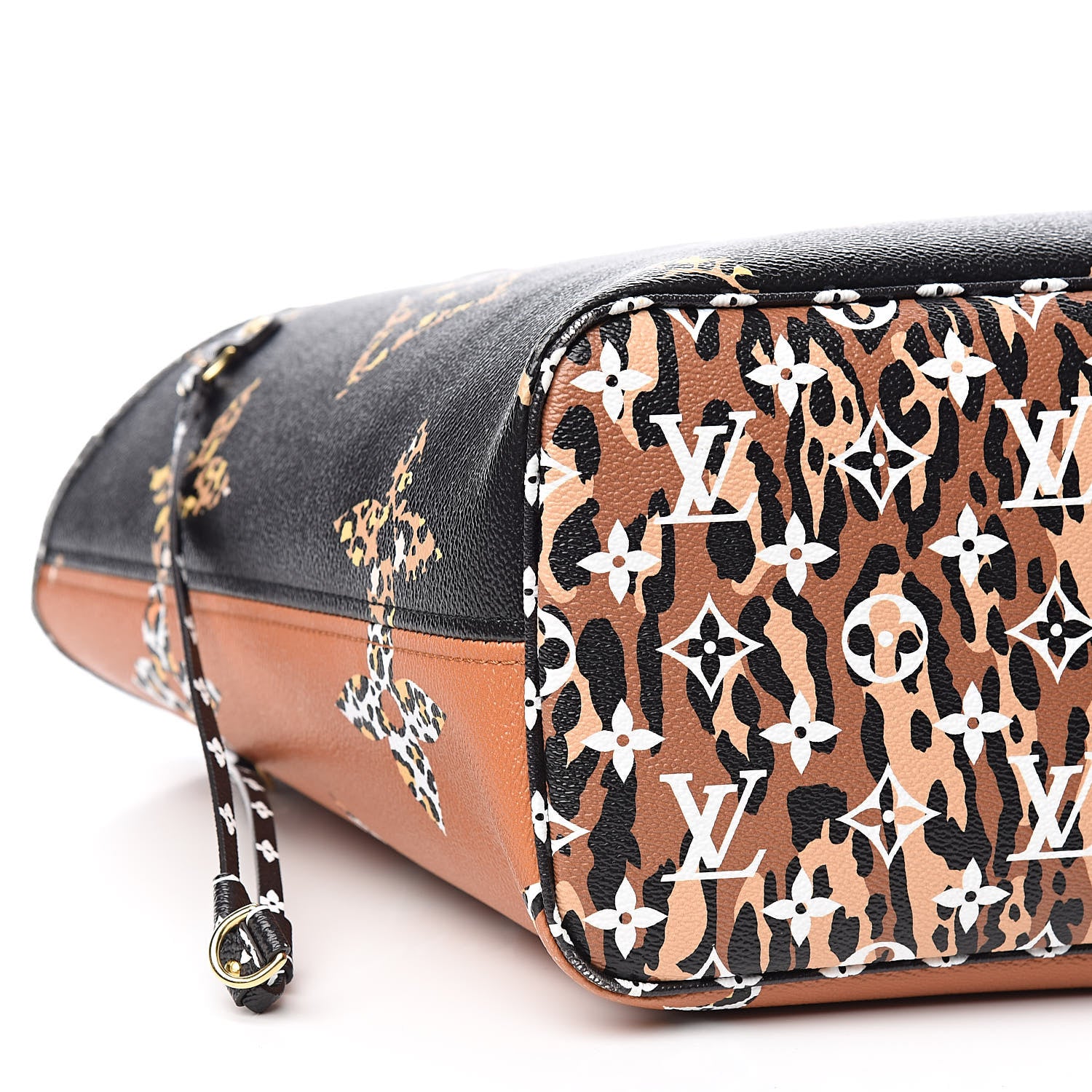 Louis Vuitton Monogram Giant Jungle Neverfull MM Black 10 of 18