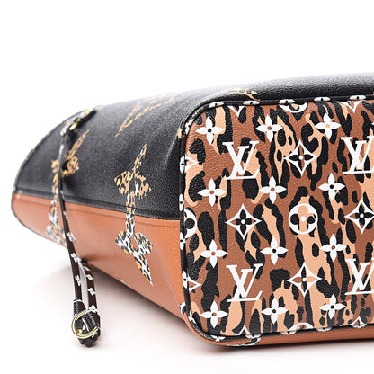 Louis Vuitton Monogram Giant Jungle Neverfull MM Black 10 of 18