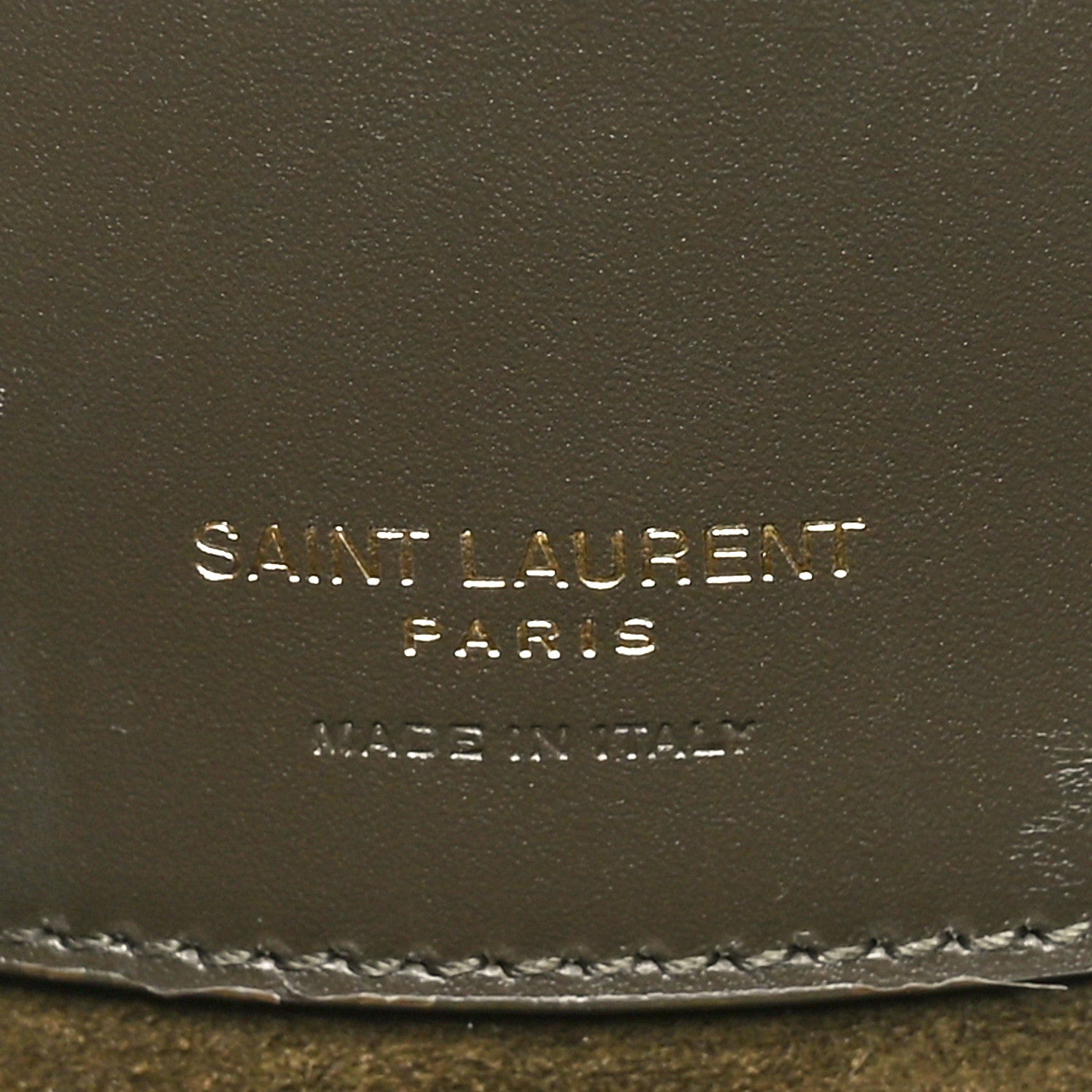 Saint Laurent Shiny Calfskin Le 37 Bucket Bag Deep Musk 6 of 10