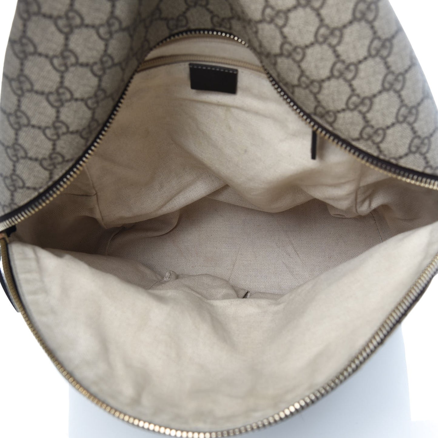 GG Supreme Monogram Medium Backpack Black