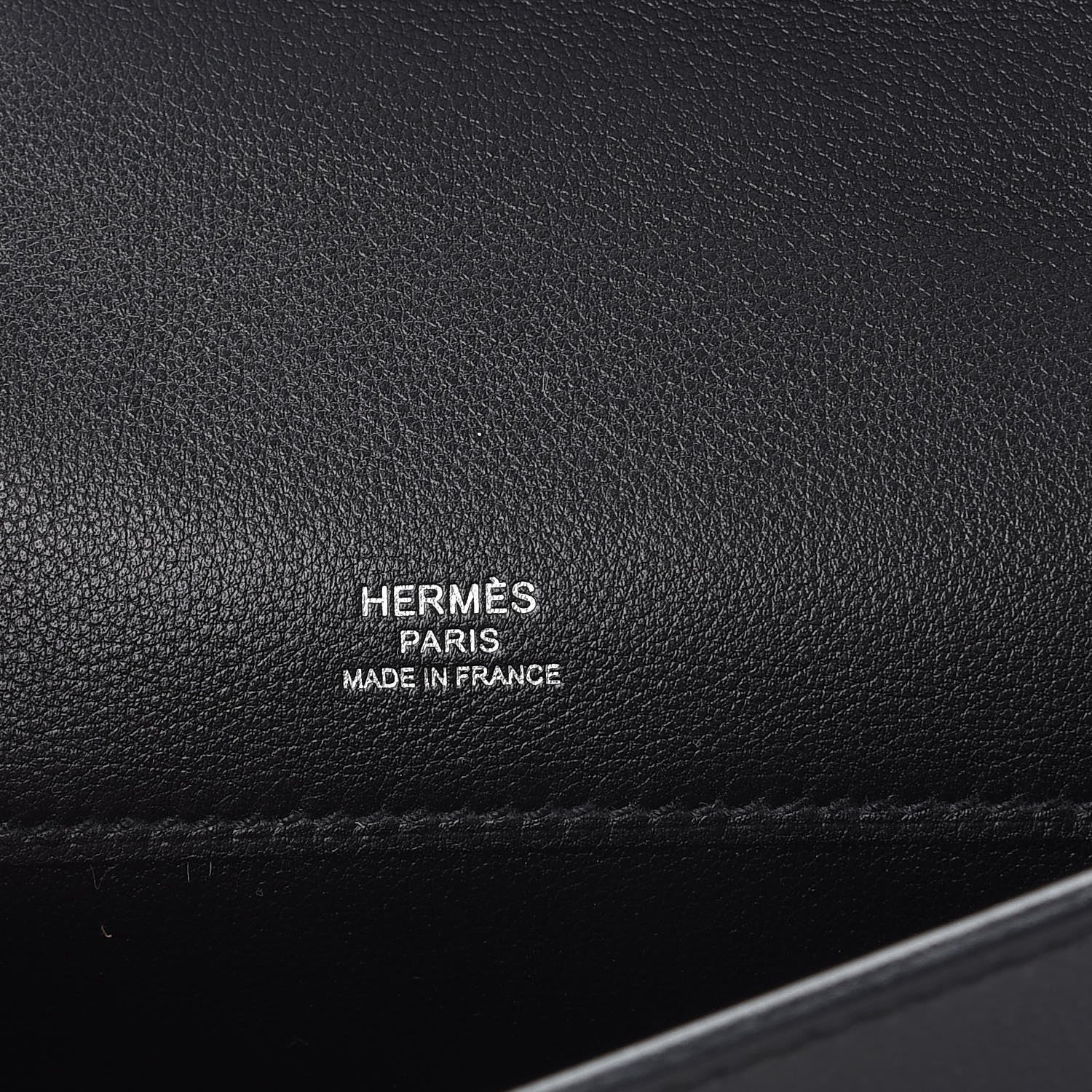 Hermes Swift Kelly Cut Clutch Pochette Black 6 of 8