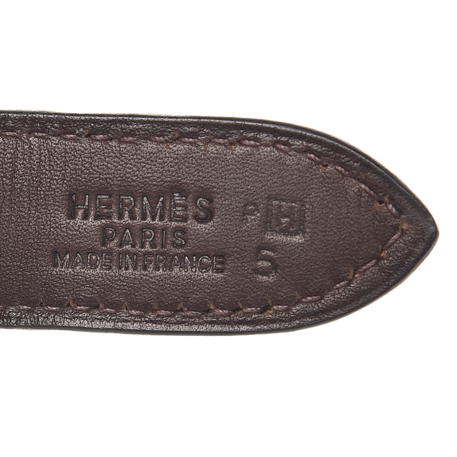 Hermes Crinoline Box Trim II 31 Chocolate 9 of 9