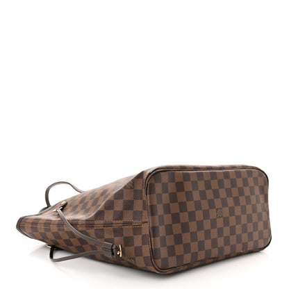 Louis Vuitton Damier Ebene Neo Neverfull MM Rose Ballerine 4 of 18
