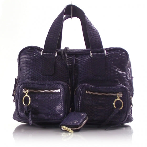 Python Large Betty Shoulder Bag Purple