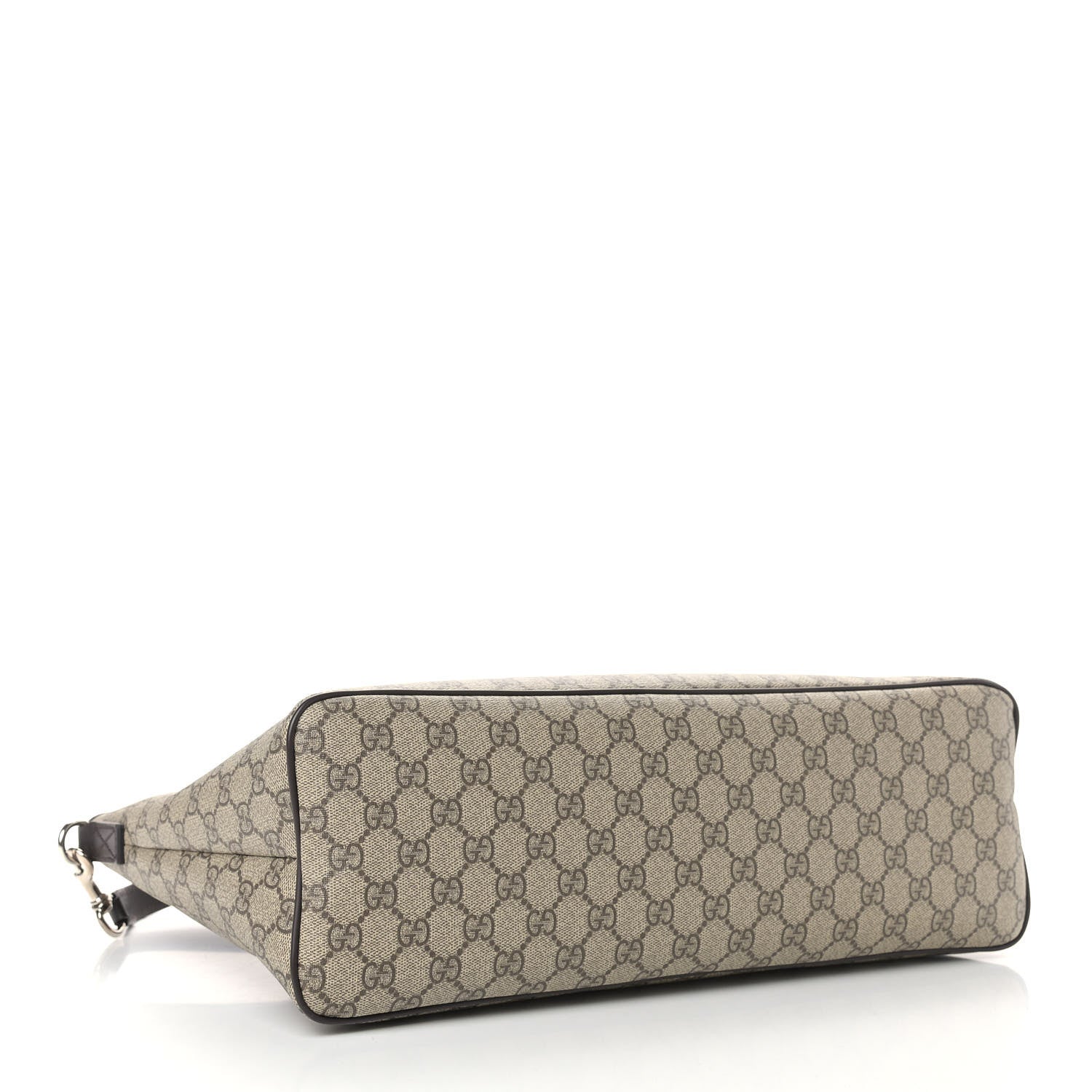 Gucci GG Supreme Monogram Medium Zippered Tote Dark Brown 5 of 10