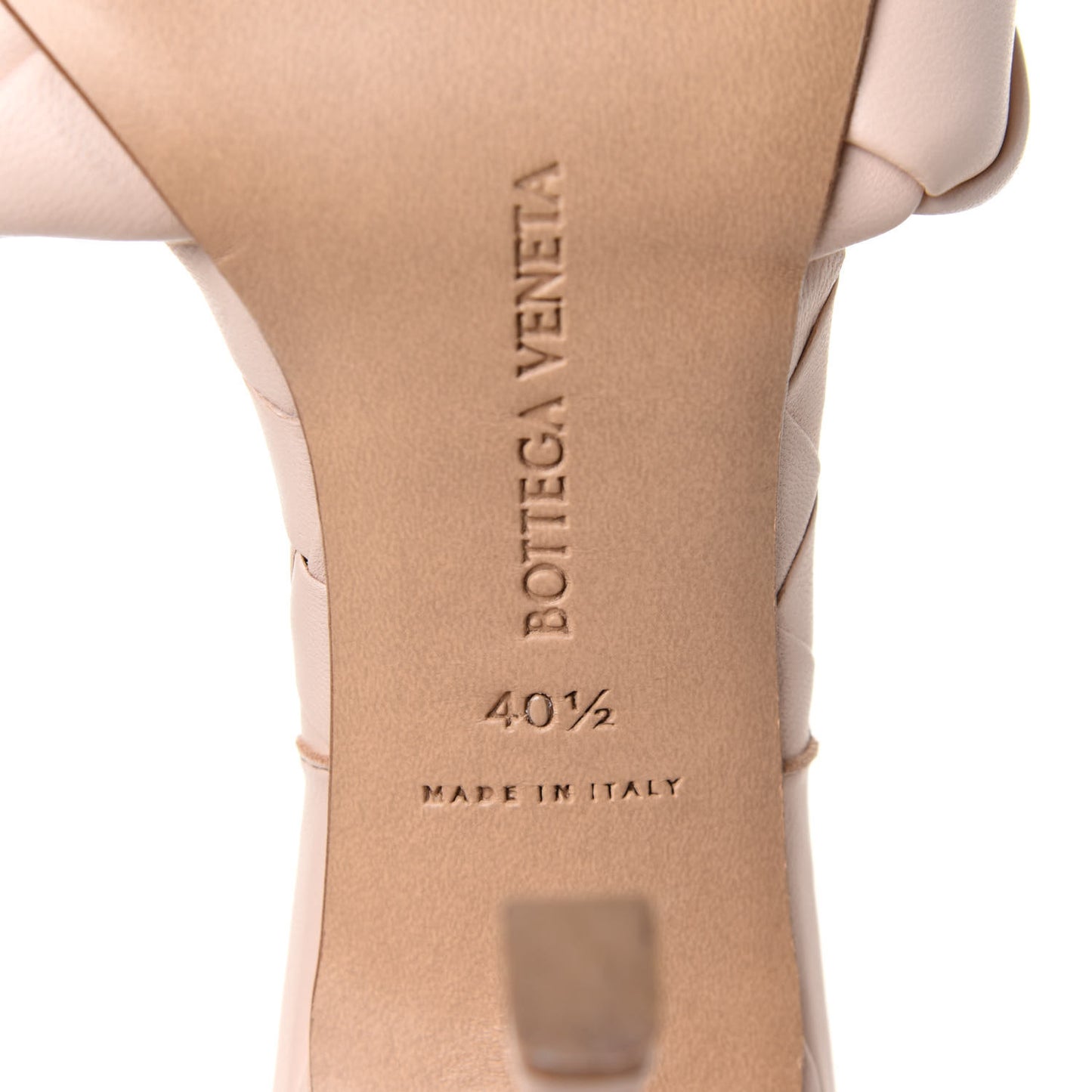 Nappa Maxi Intrecciato Lido Mule Sandals 40.5 Bandage