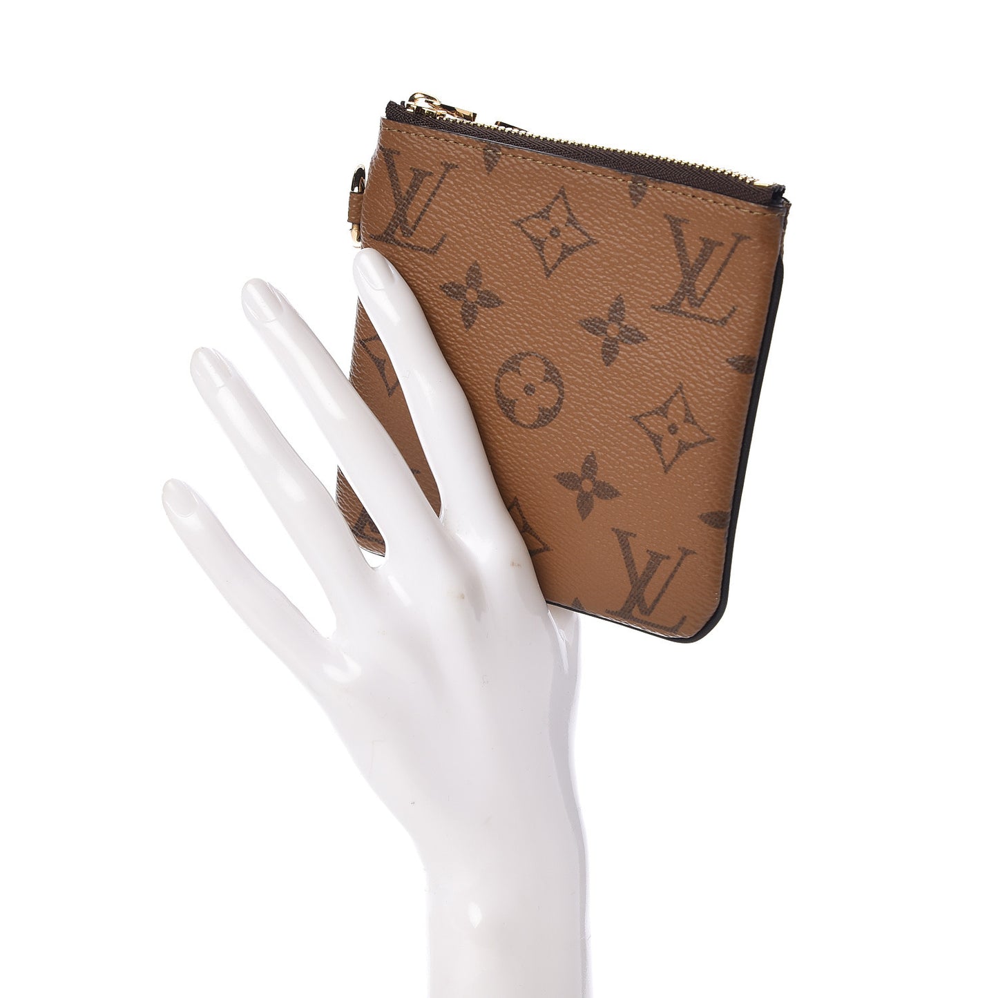 Reverse Monogram Trio Square Pouch