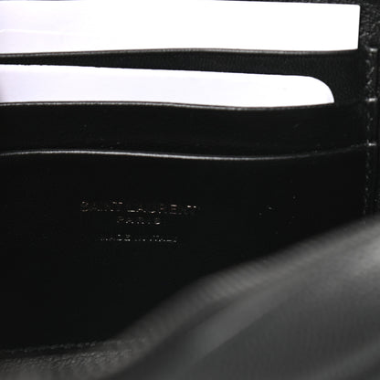 Saint Laurent Grain De Poudre Matelasse Monogram Mini Lou Camera Bag Black 6 of 9