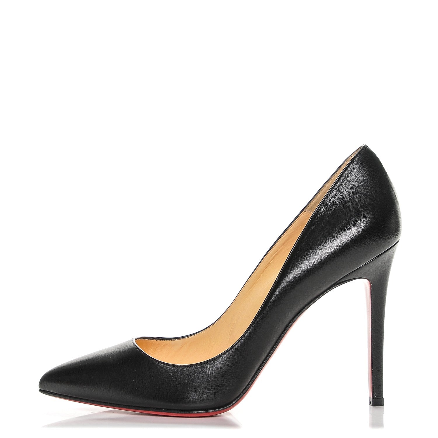 Christian Louboutin Kid Pigalle 100 Pumps 39.5 Black 1 of 7