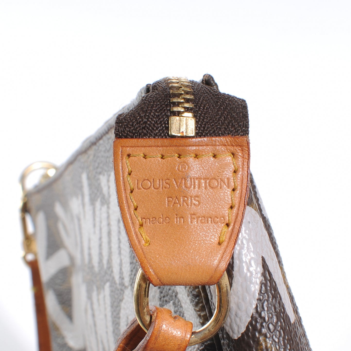 Monogram Graffiti Pochette Accessories Silver