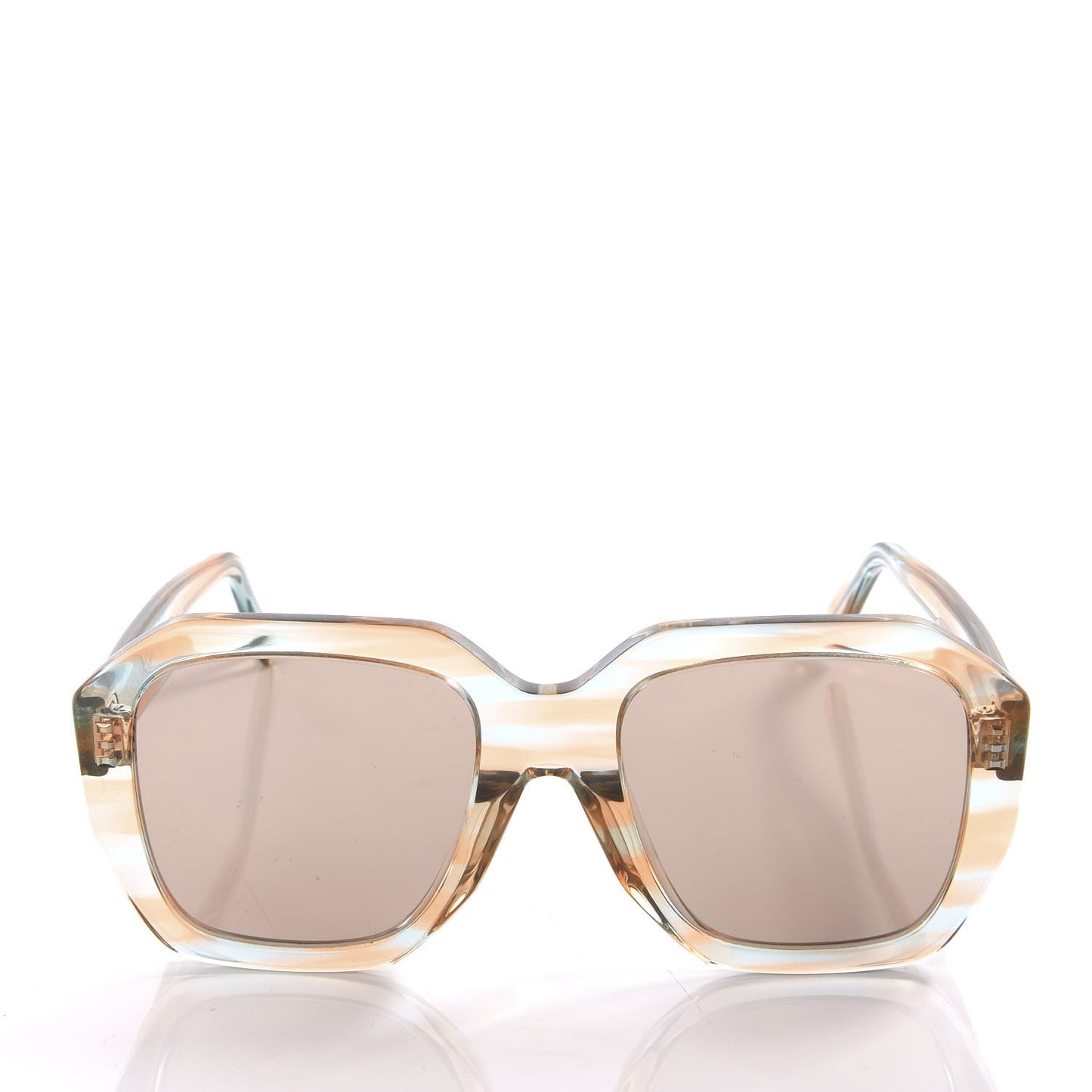 Acetate Square Sunglasses CL40045 Multicolor
