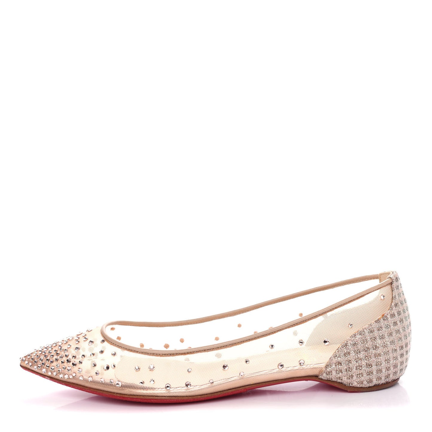 Crystal Strass Follies Flats 36 Crystal