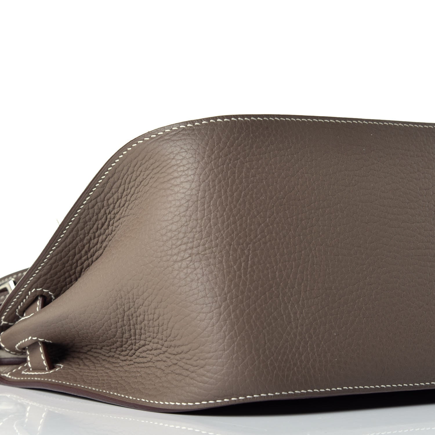 Hermes Taurillon Clemence Jypsiere 28 Etoupe 7 of 8