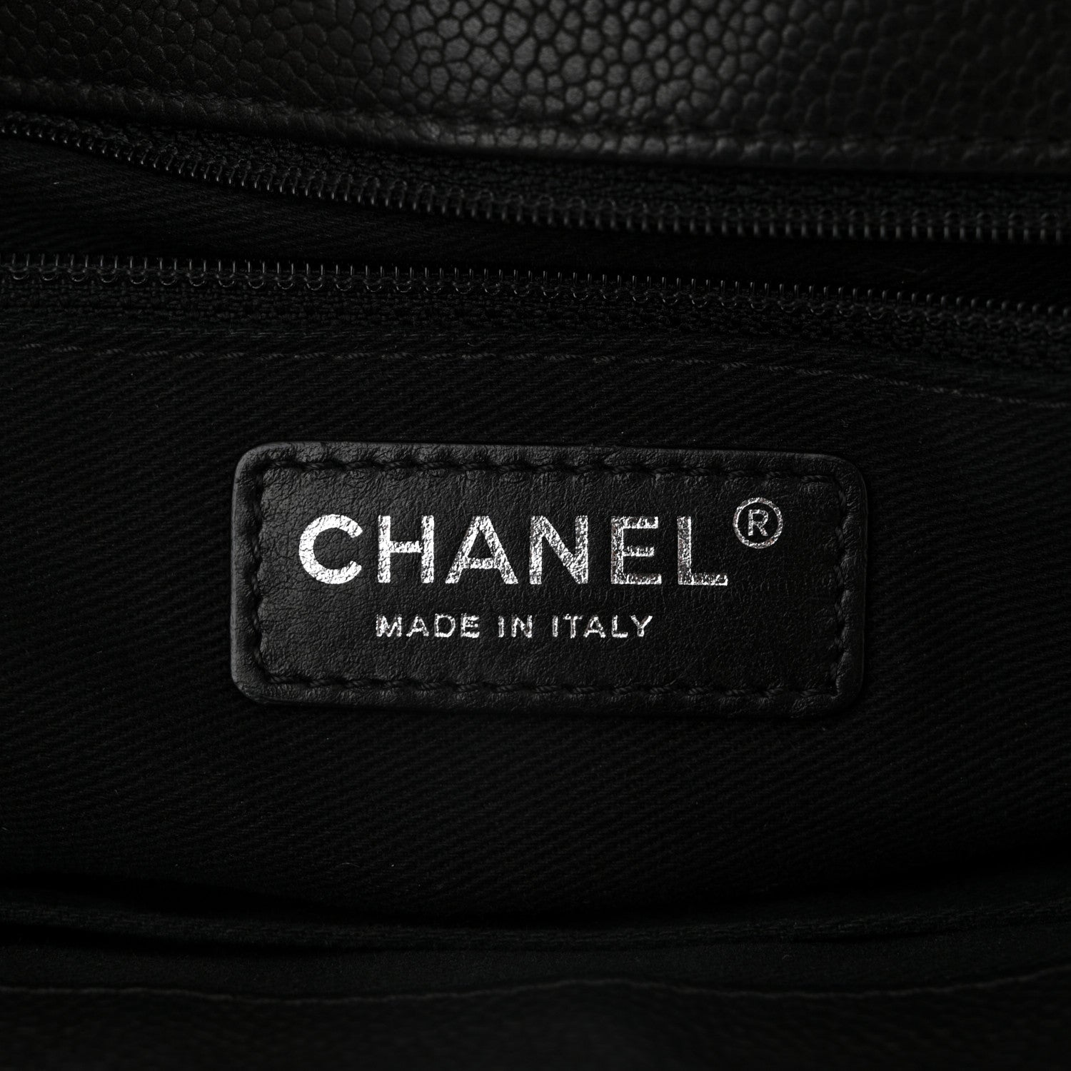 Chanel Caviar Quilted Large Now and Forever Flap Black 6 of 10