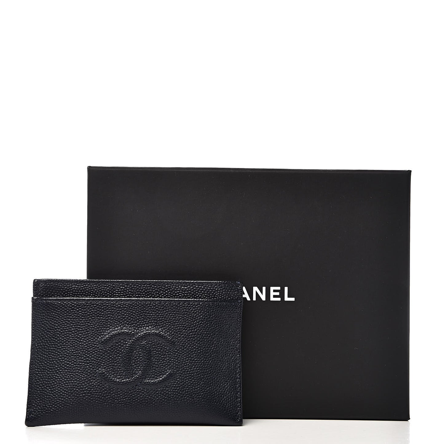 Caviar Timeless CC Card Holder Wallet Navy