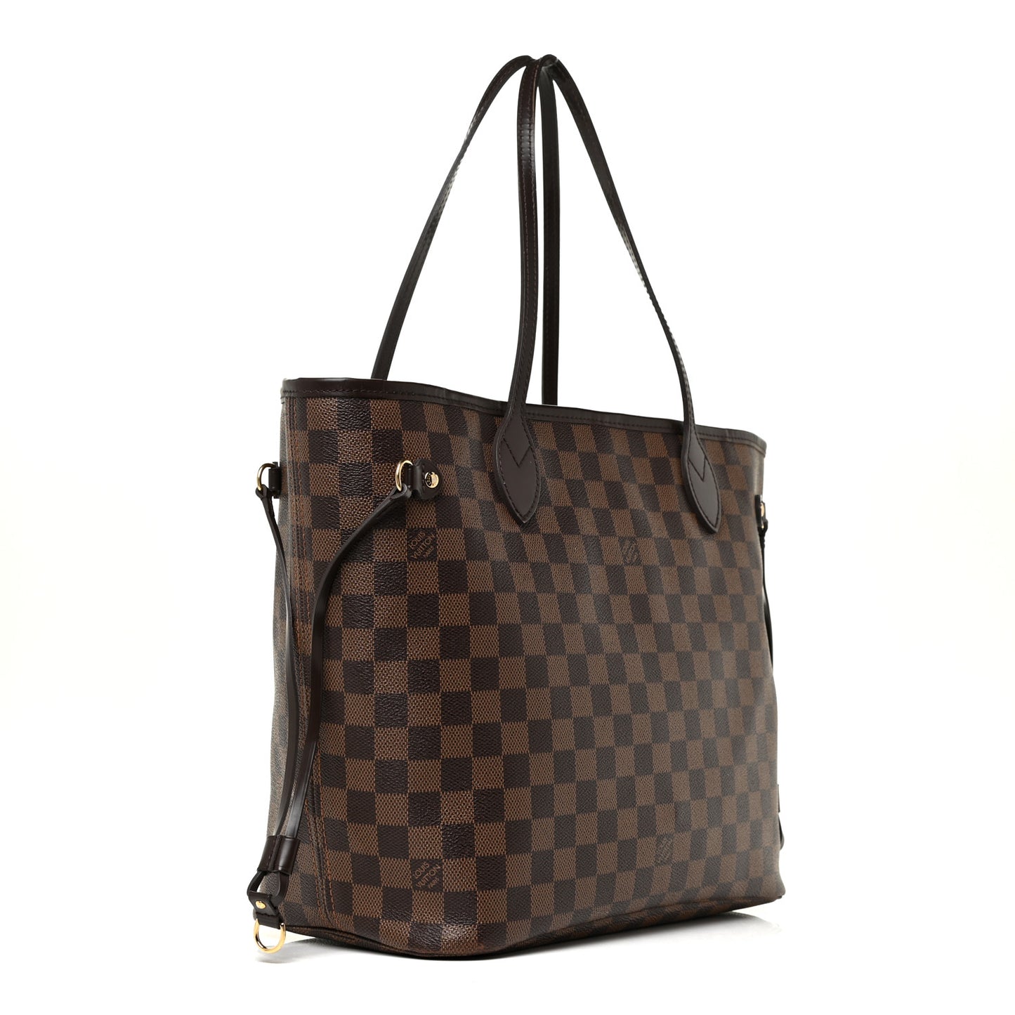Damier Ebene Neo Neverfull MM Rose Ballerine