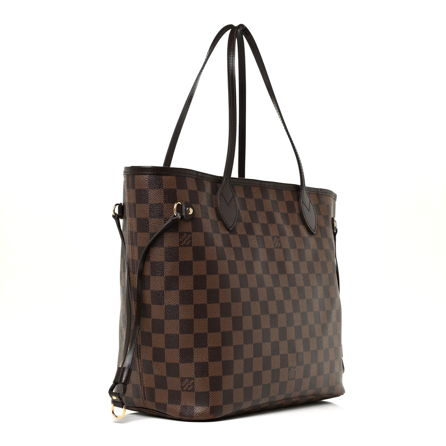 Louis Vuitton Damier Ebene Neo Neverfull MM Rose Ballerine 4 of 19