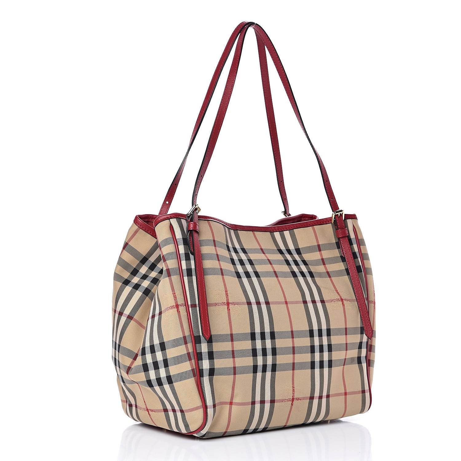 Burberry Horseferry Check Small Canterbury Tote Antique Rose 3 of 10