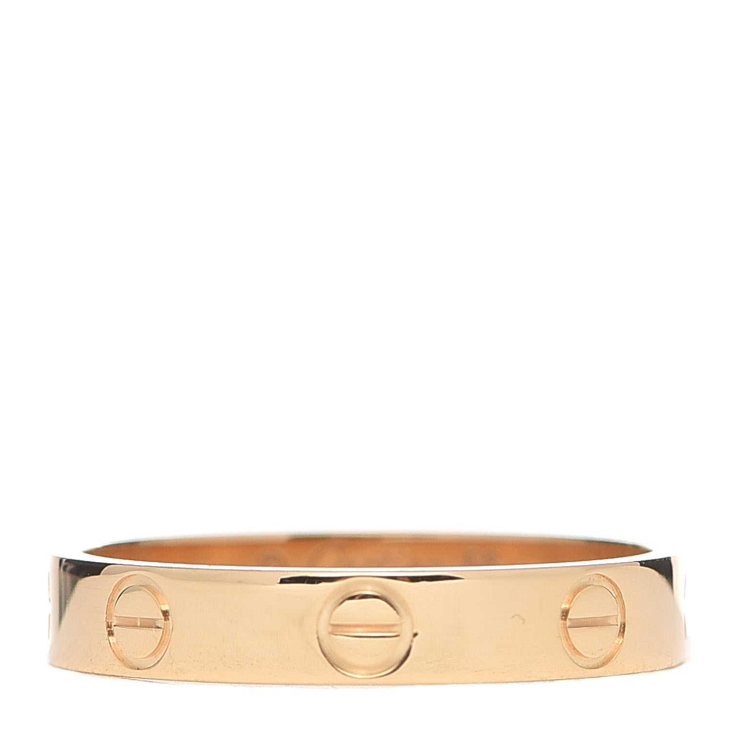 Cartier 18K Yellow Gold 3.5mm LOVE Wedding Band Ring 56 7.5 1 of 6