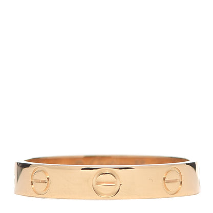 Cartier 18K Yellow Gold 3.5mm LOVE Wedding Band Ring 56 7.5 1 of 6