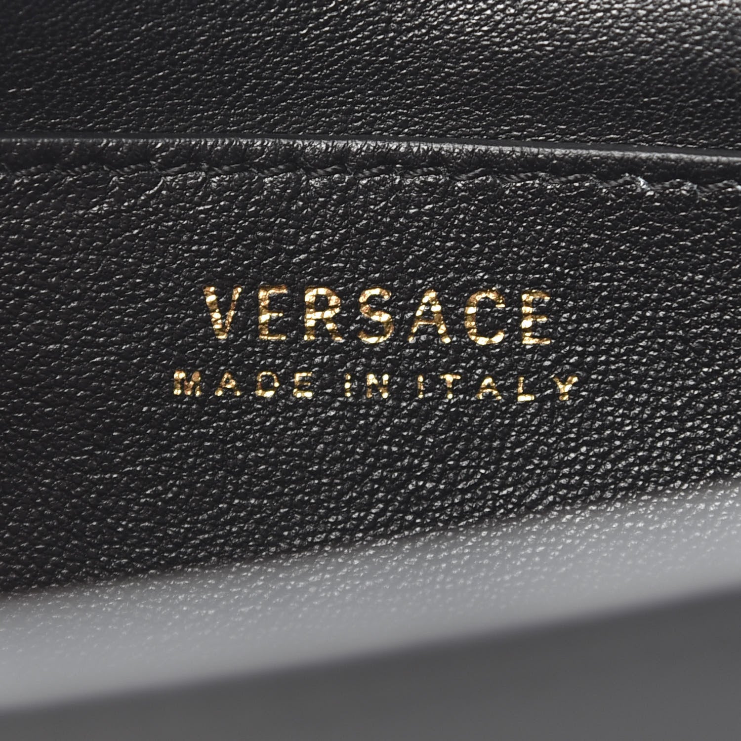 Versace Vitello Virtus Shoulder Bag Black 5 of 7