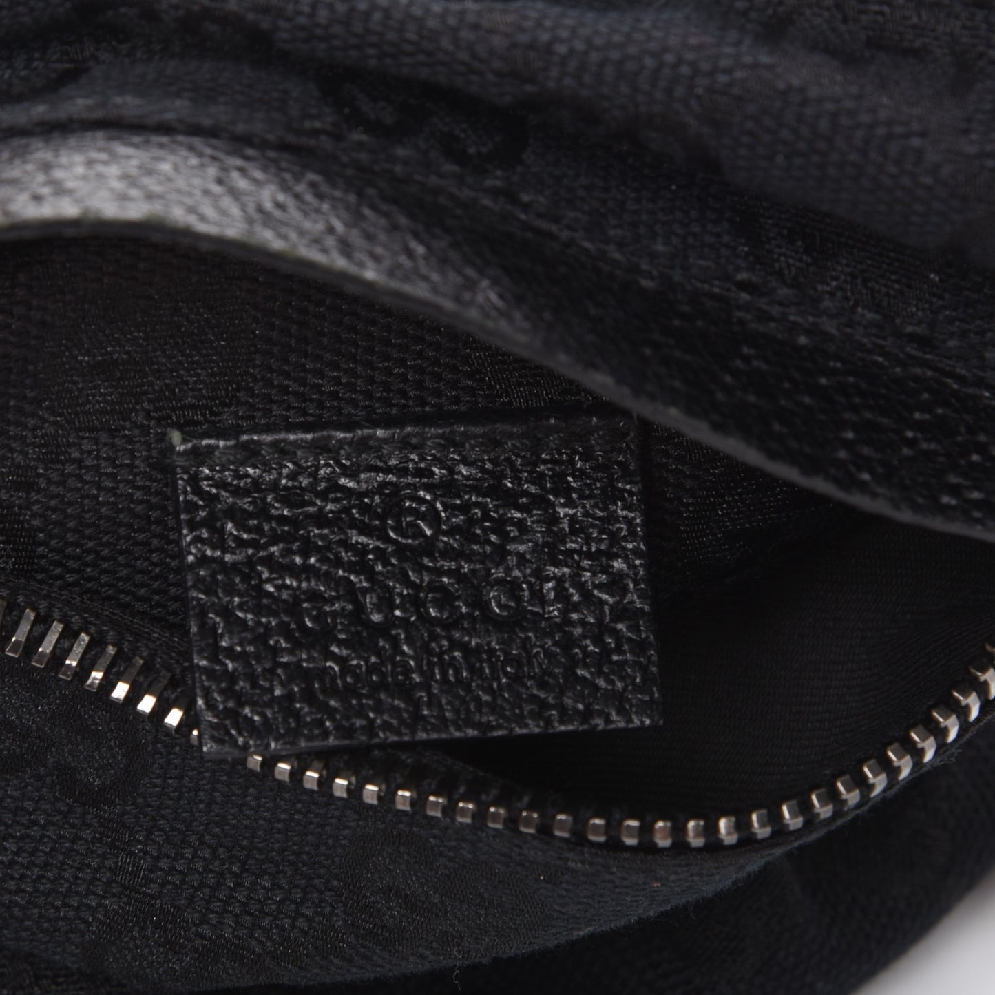 Monogram Belt Bag Black