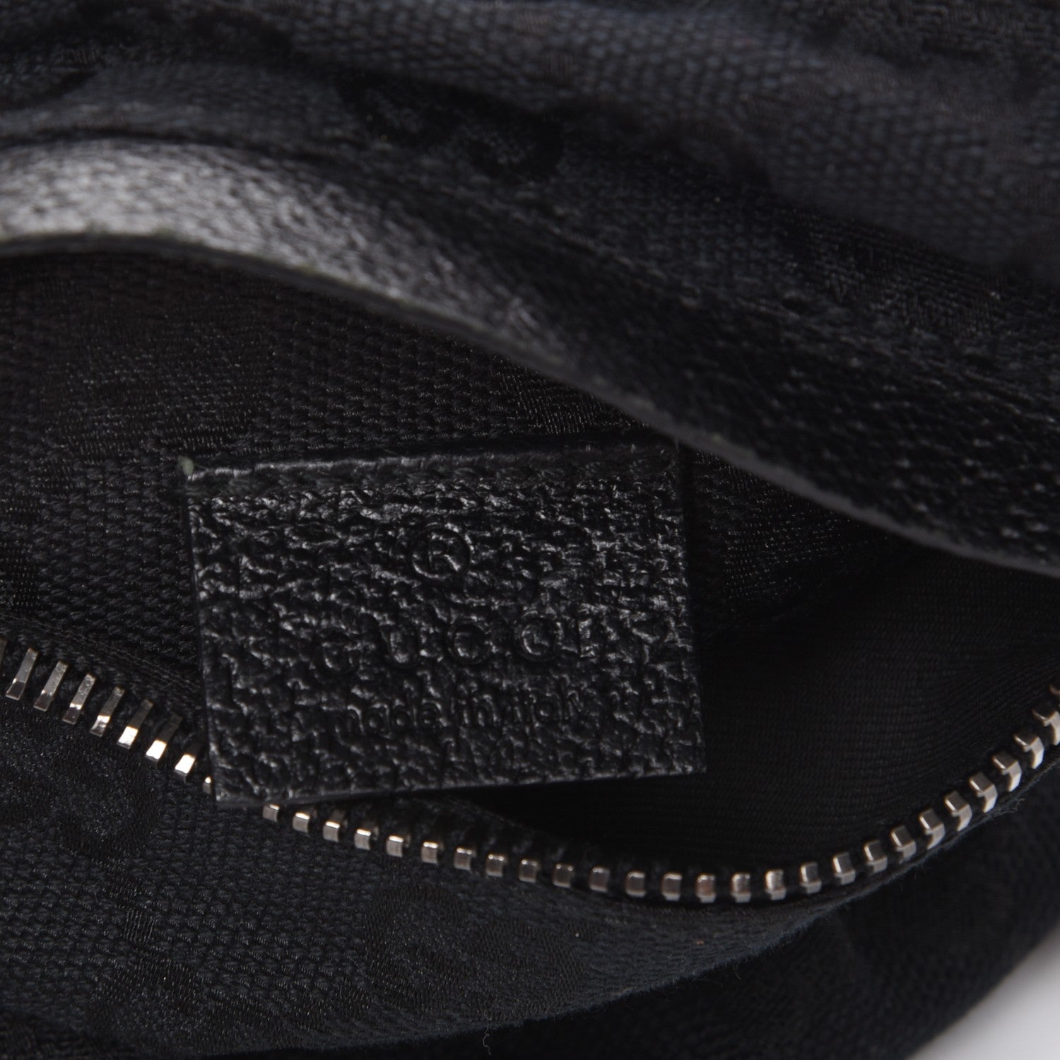 Gucci Monogram Belt Bag Black 6 of 7
