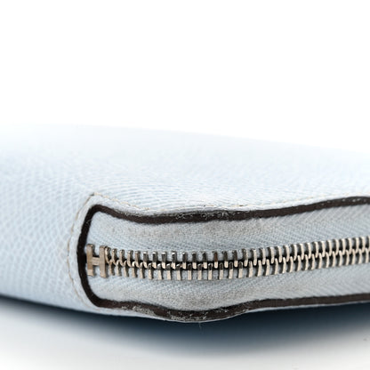 Hermes Epsom Silk'in Wallet Bleu Brume 8 of 10