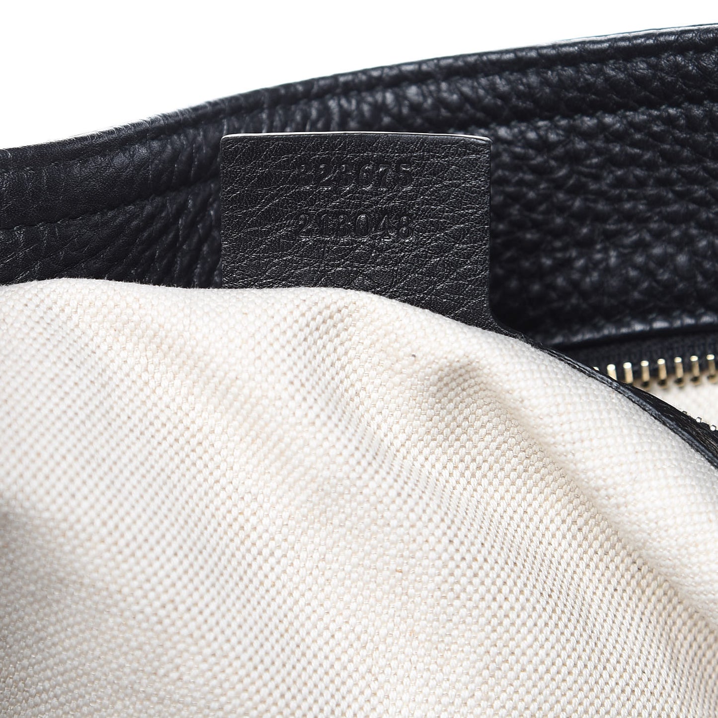 Cellarius Calfskin Medium Miss GG Top Handle Bag Black