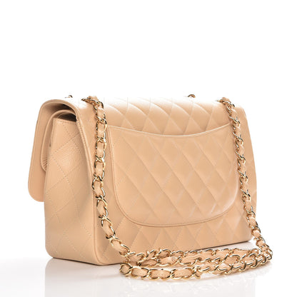 Chanel Caviar Quilted Jumbo Double Flap Beige Clair 3 of 8