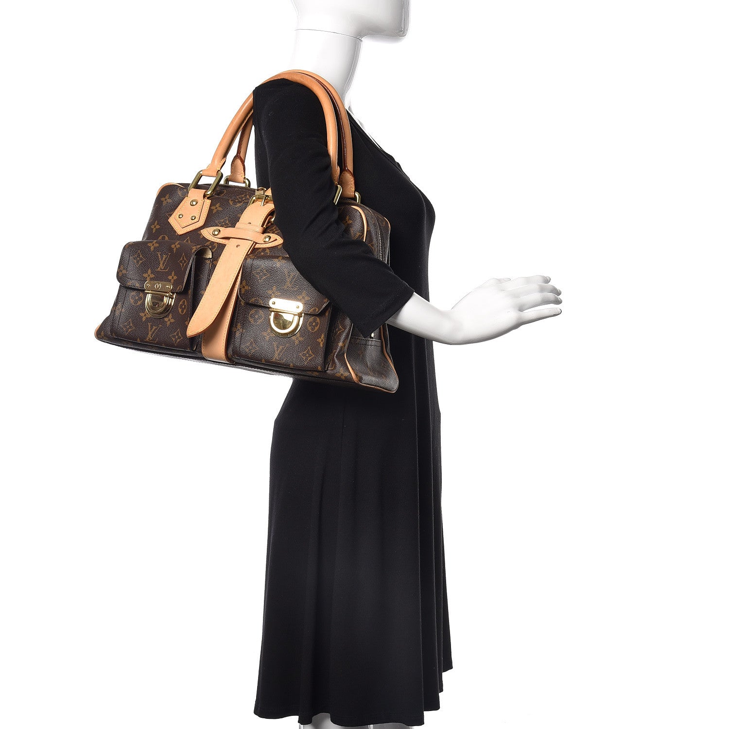 Louis Vuitton Monogram Manhattan GM 2 of 22