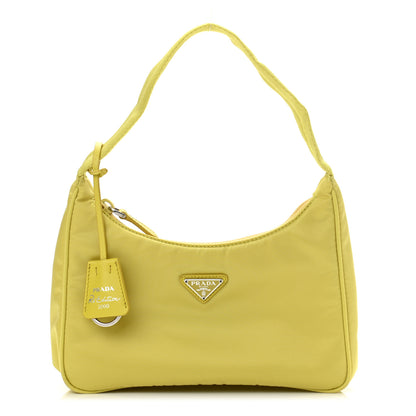 Prada Tessuto Nylon Saffiano Mini Re-Edition 2000 Bag Ananas 1 of 9