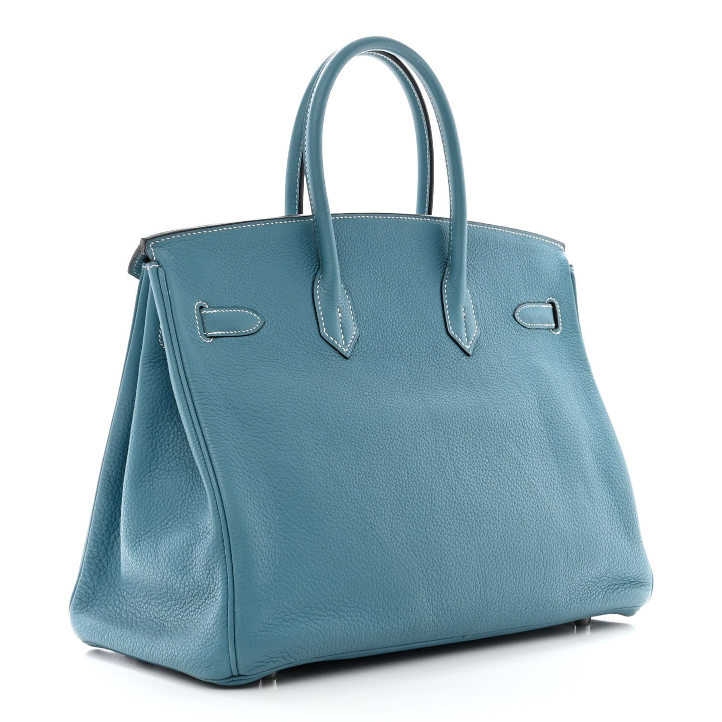 Taurillon Clemence Birkin 35 Blue Jean