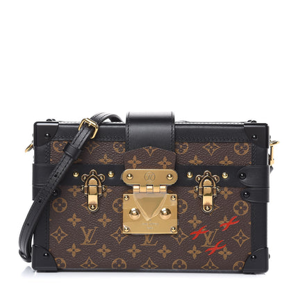 Louis Vuitton Monogram Petite Malle Black 1 of 10