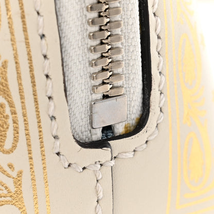 Gucci X SEGA Calfskin GUCCY Stars Mini Dome Shoulder Bag Mystic White Gold 11 of 15