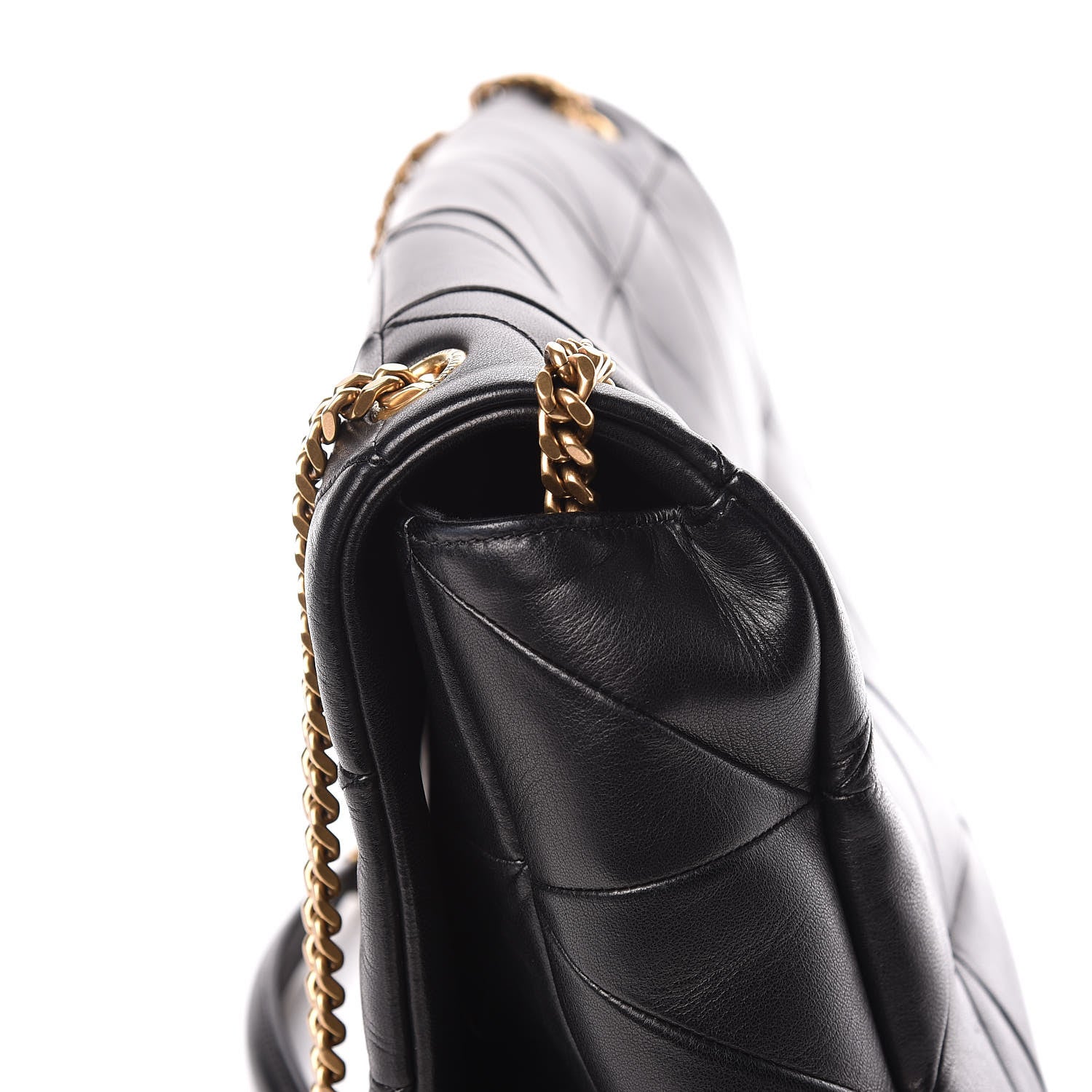Saint Laurent Lambskin Patchwork Monogram Large Jamie Black 19 of 22