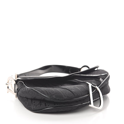 Christian Dior Monogram Saddle Bag Black 3 of 8