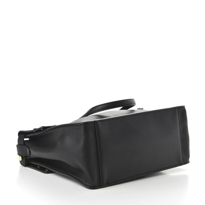 Fendi Vitello Grace Matte Large Flip Tote Black 5 of 9