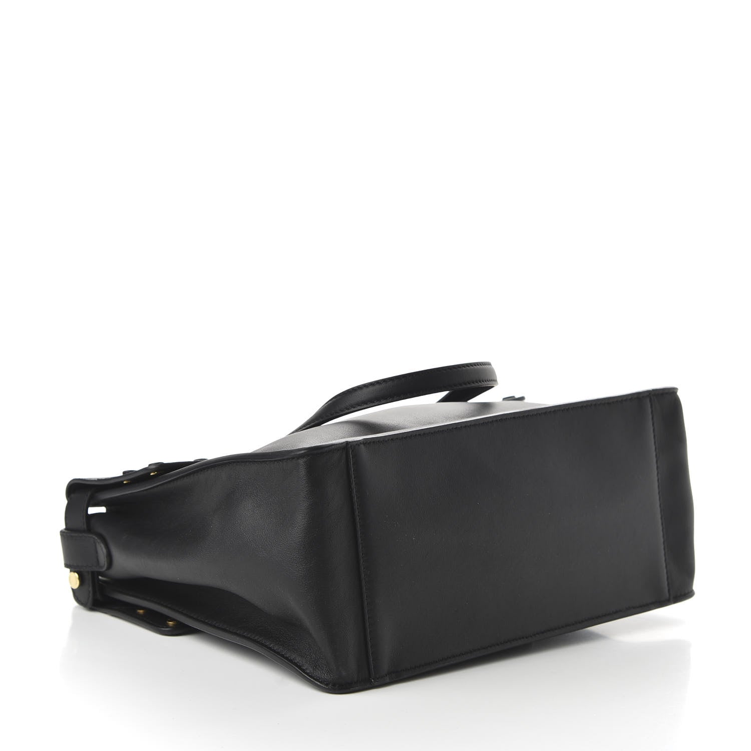 Fendi Vitello Grace Matte Large Flip Tote Black 5 of 9