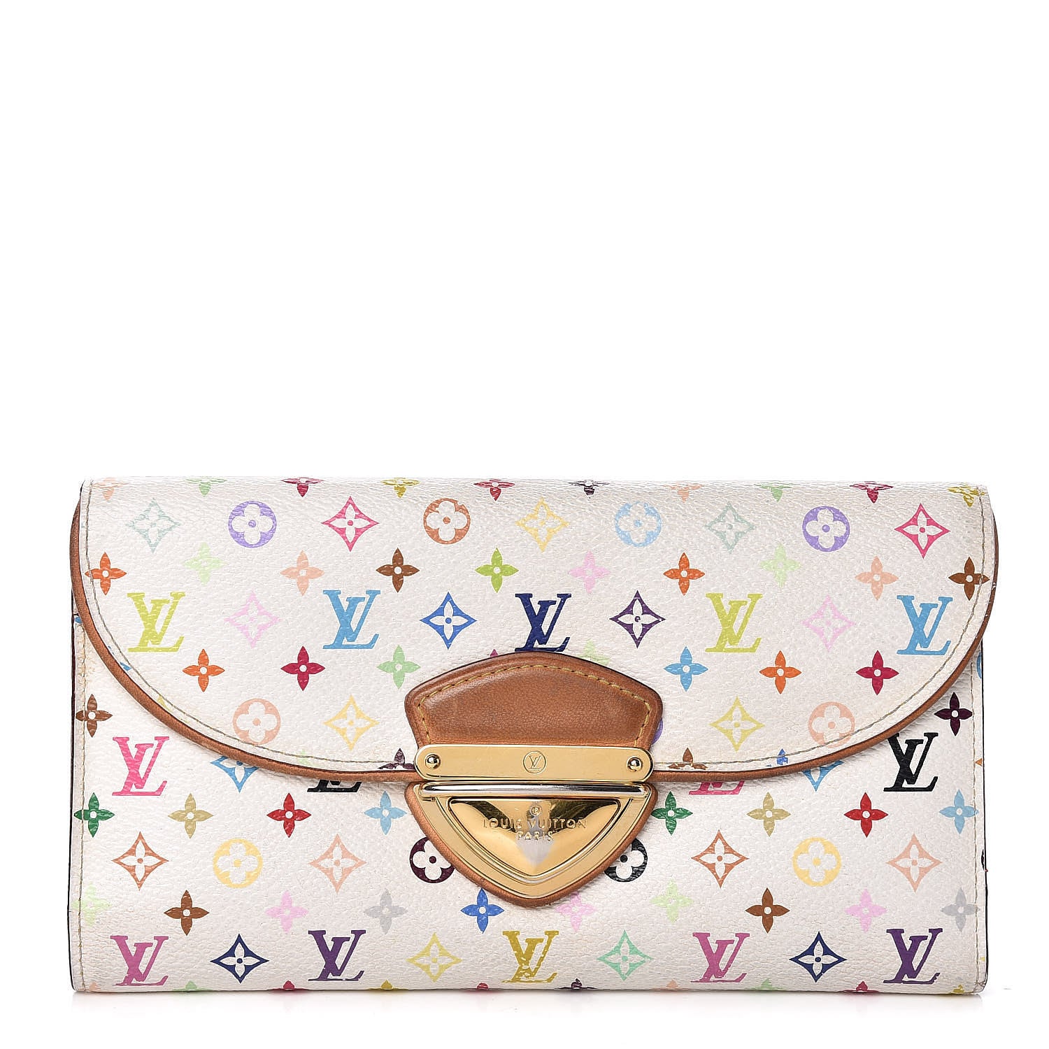 Louis Vuitton Monogram Multicolor Eugenie Wallet White 1 of 22