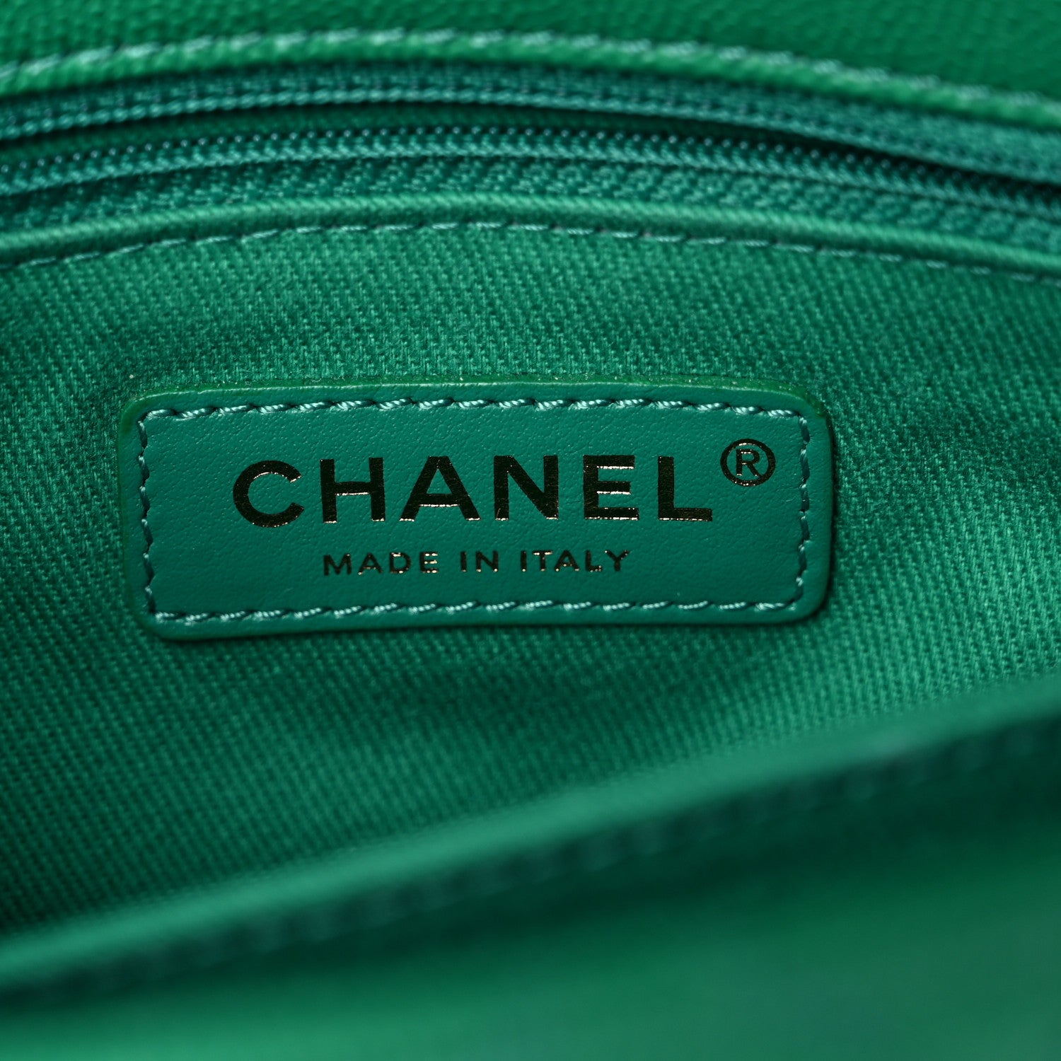 Chanel Caviar Quilted Mini Coco Handle Flap Green 8 of 10