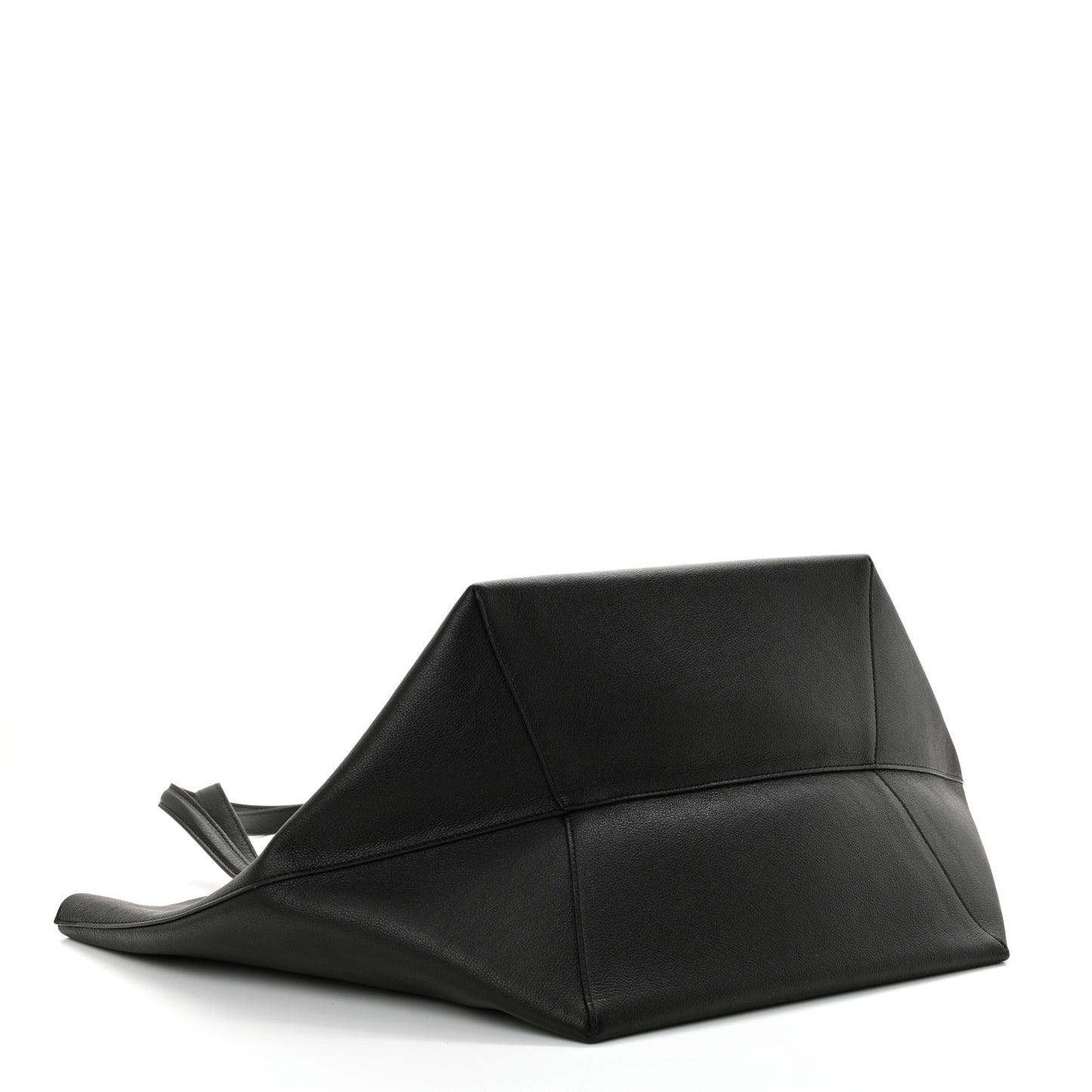 Supple Calfskin Everyday Soft Tote Black