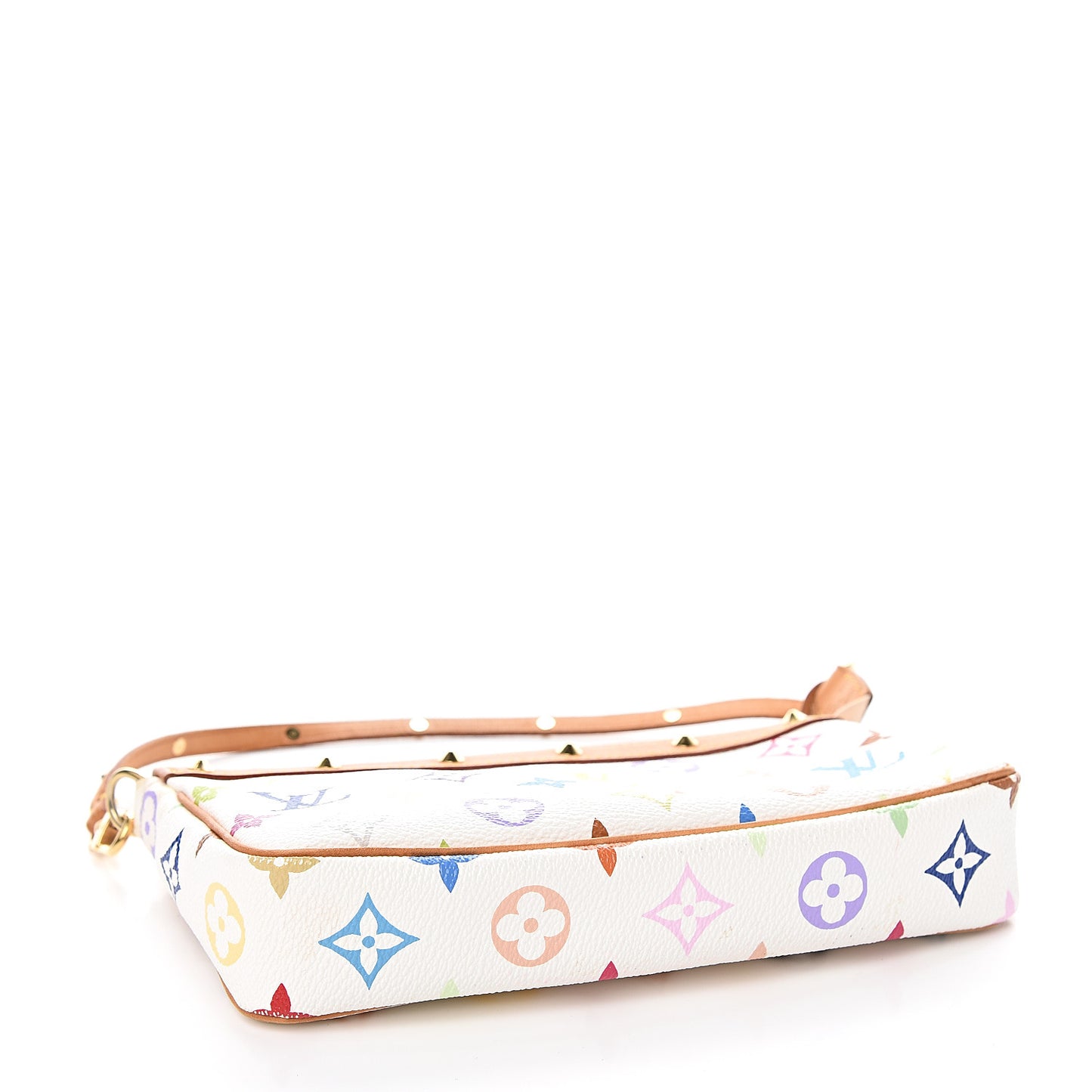 Monogram Multicolor Pochette Accessories White