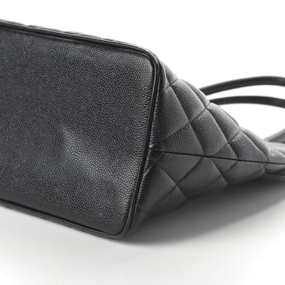 Chanel Caviar Quilted Medallion Tote Black 7 of 12