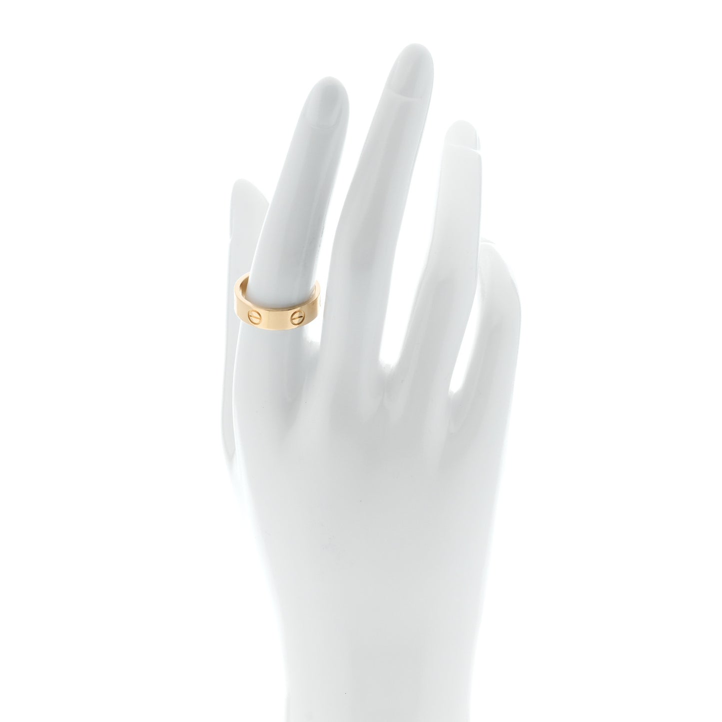 18K Yellow Gold 5.5mm LOVE Ring 56 7.75